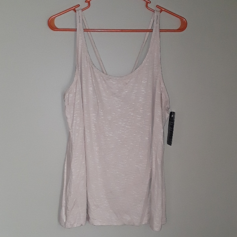 NWT Vie Activewear Valerie Tank Beige XL